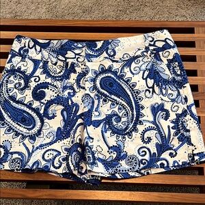 INC International Concepts Paisley Shorts Size 8